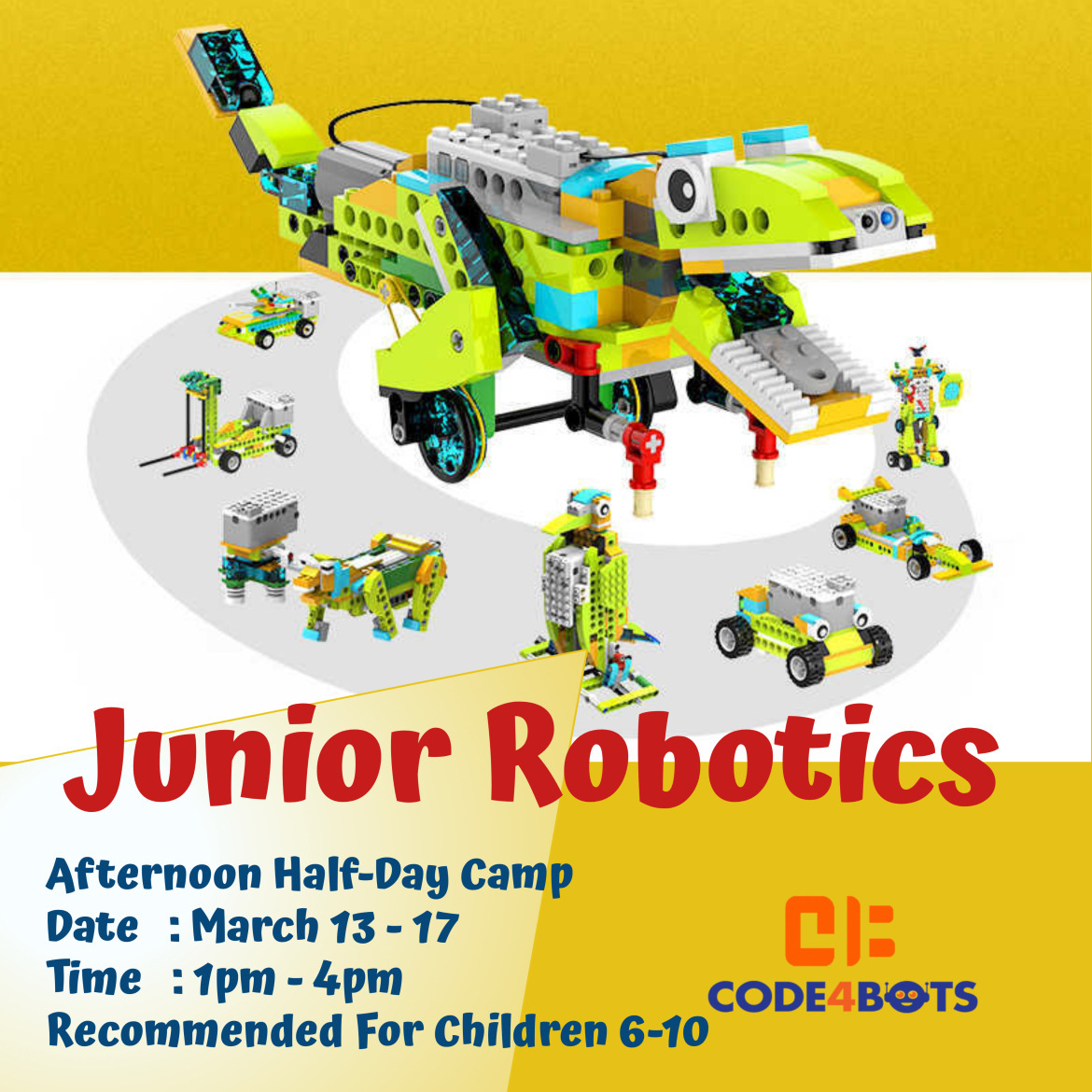 Robotics Junior 2 Days Workshop for School Kids by Robosapiens